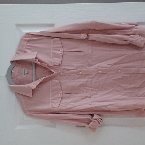 Calvin Klein Jean's Woman button down.  Blush mauve color Size M - Picture 10 of 15